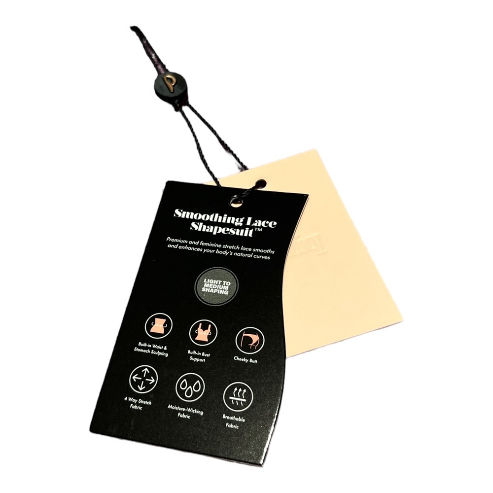 Pinsy Smoothing Lace‎ Shapewear Bodysuit NEW TAGS 2X LILAC - Picture 6 of 9